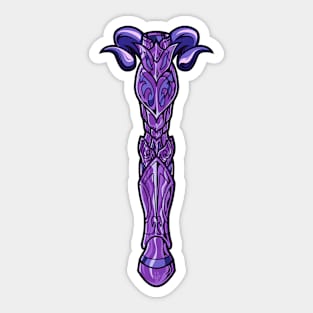 saint lightsaber aries, off, sapuri Sticker